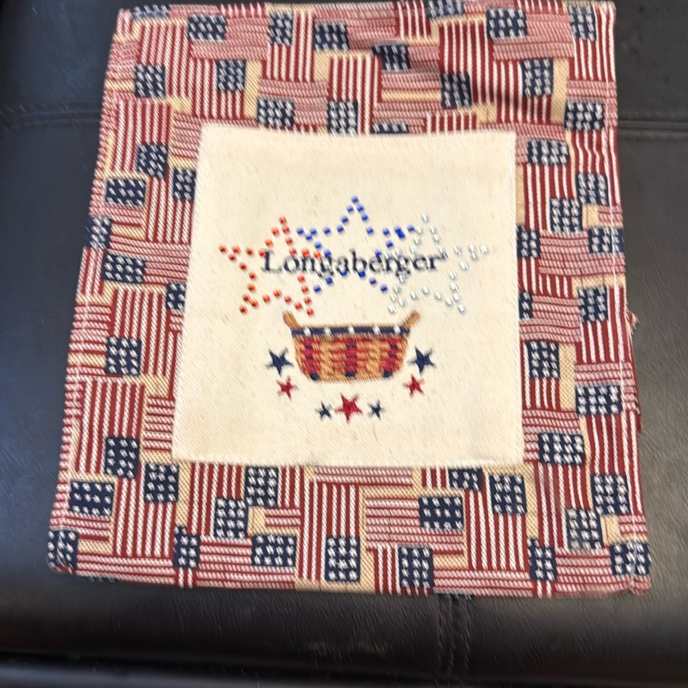 Longaberger | American Flag Canvas Tote Bag